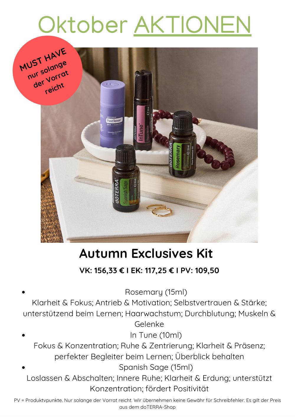 Oktober-Aktion: Autumn Exclusives Kit